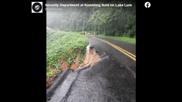 由于北卡罗莱纳州暴雨，旅游中心Lure湖宣布进入紧急状态