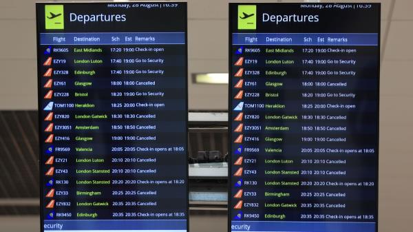 英国旅行混乱:如果我的航班取消或延误，我有什么权利?