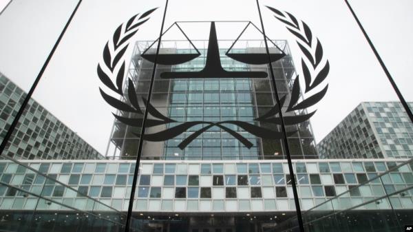 FILE - The building of the Internatio<em></em>nal Criminal Court, or ICC, is seen in The Hague, Netherlands, Nov. 7, 2019.